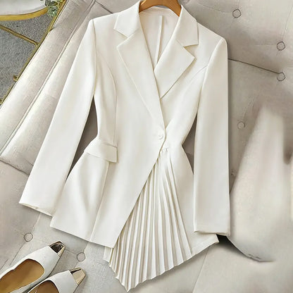 Elegant Elegant All-matching Irregular Coat For Commuting In Various Places