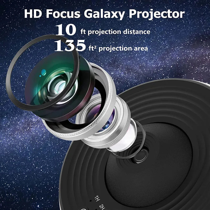 StarDome: 360° Rotating Galaxy Starry Sky Night Light Planetarium Projector