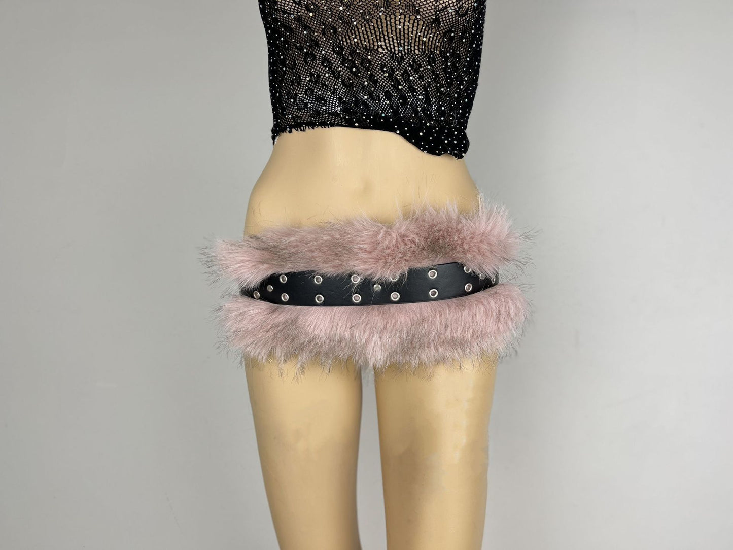 Fur Belt Retro Easy Matching Plush Waist Chain Waist Seal Waist Decorations