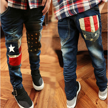 Boys Denim Trousers Childrens Clothing Rugged Reliability