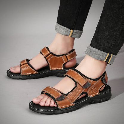 Easy Transition: Summer Men’s Velcro Sandals & Slippers