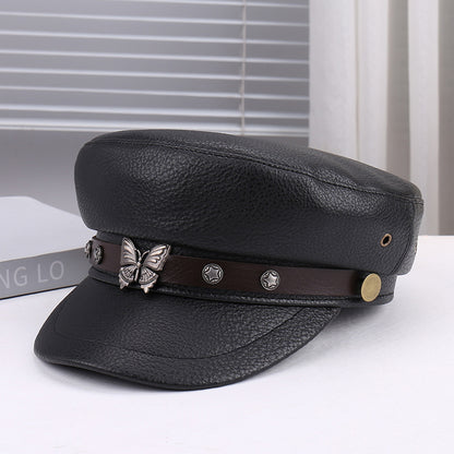 Artistic Retro Personality Light All-matching Peaked Cap