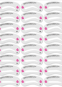 24 Eyebrow Cards