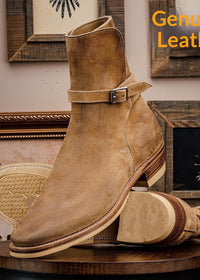 Genuine Leather Khaki