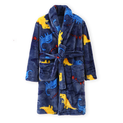 Autumn Warmth: Boys & Girls Seasonal Flannel Home Wear