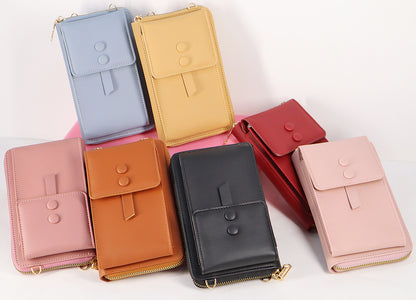 Women's Bag Shoulder Crossbody Pannier Bag Solid Color Simple Student Cross-border E-commerce Multi-purpose Package