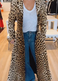 Gradient Spot Leopard Print