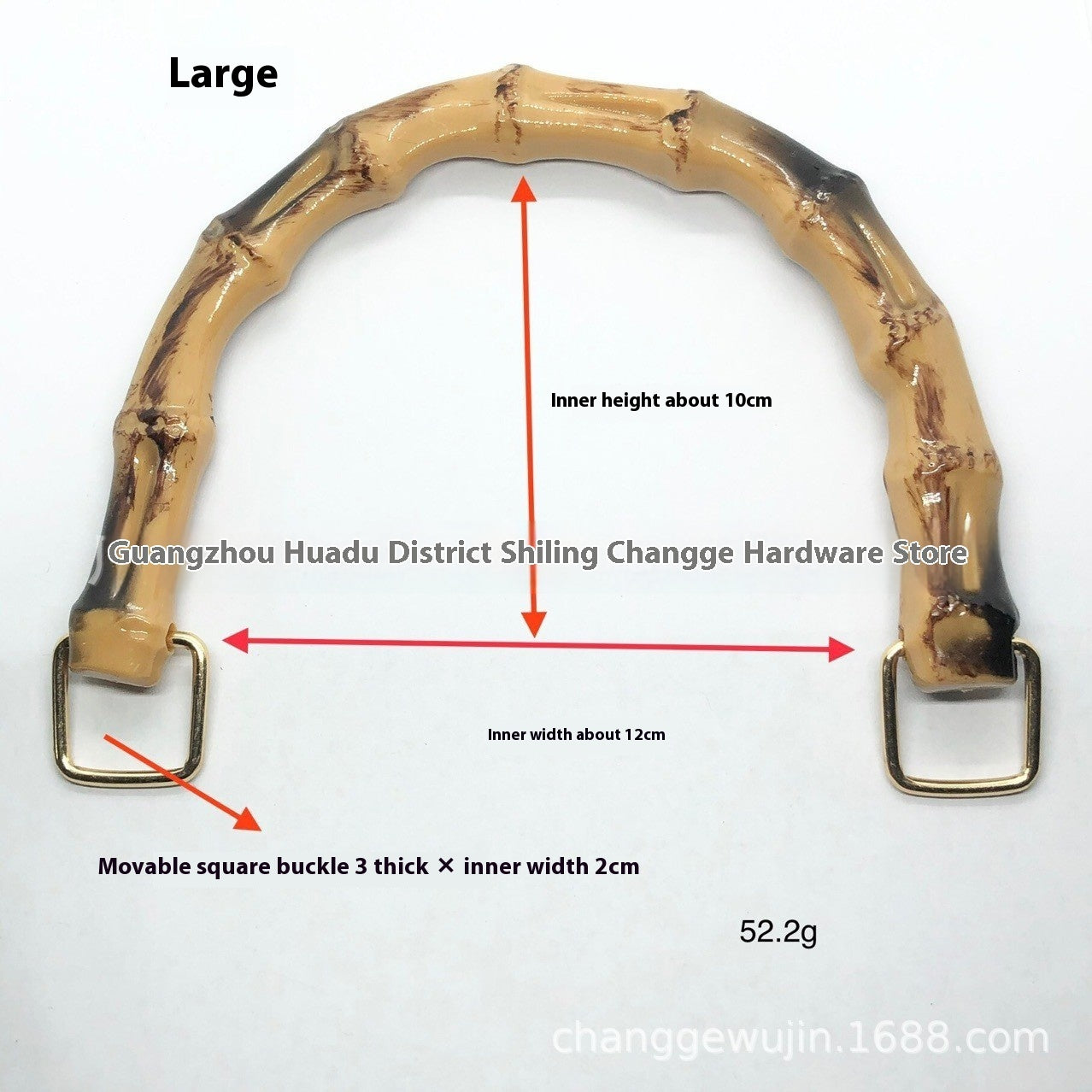 Bamboo Handle Luggage Accessories Plastic Snap Hoy