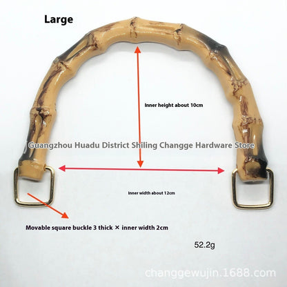 Bamboo Handle Luggage Accessories Plastic Snap Hoy