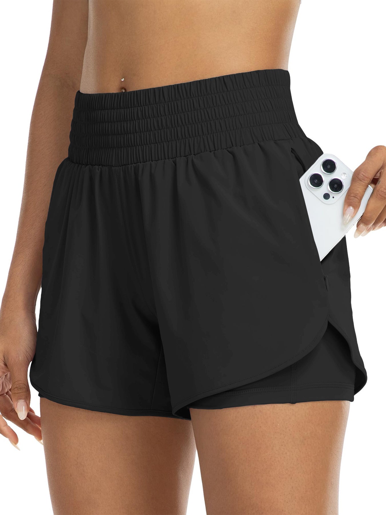 Fashion Personality Women's Quick-dry Casual Yoga Shorts