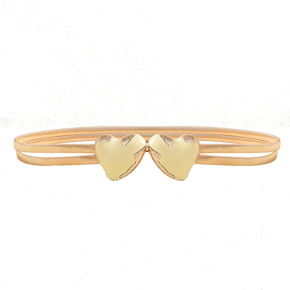 Simple Decorative Waist Chain Versatile Love Buckle