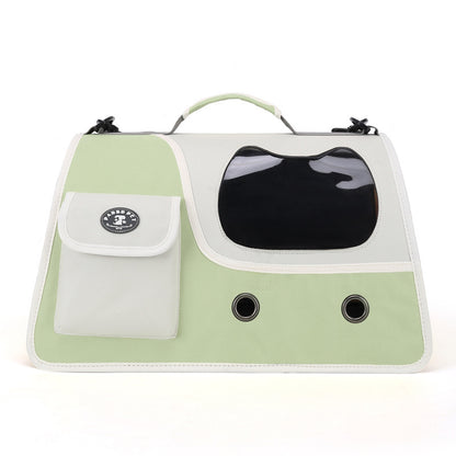 Convenient Outing Pet Backpack Spacious Breathable Crossbody