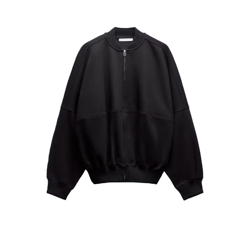 Zipper Pilot Jacket Jacket For Women