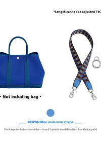 Blue Silver Buckle 74cm