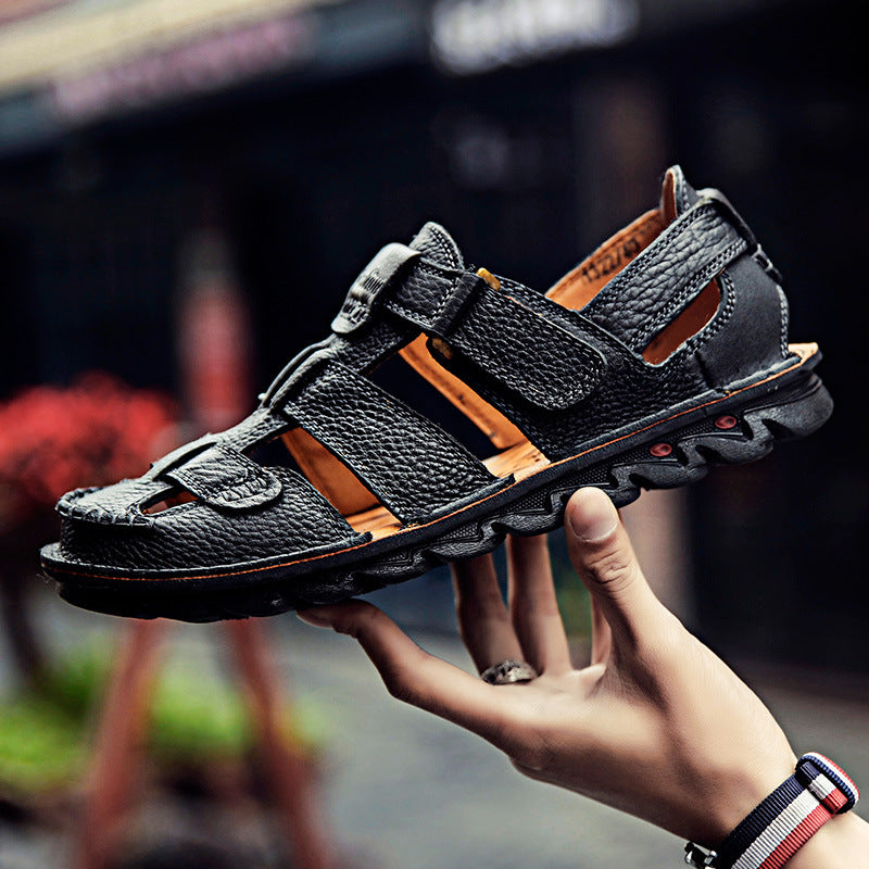 Non-Slip Sovereign: Men’s Baotou Performance Beach Sandals