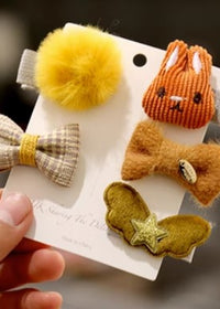 Orange rabbit hair ball