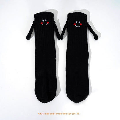 The Magnetic Bond: Magnetic Hand-Holding Tube Socks