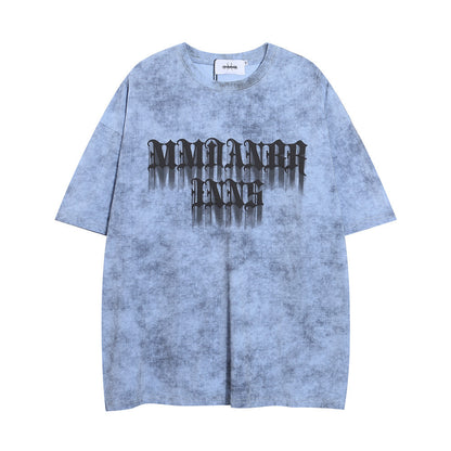 Fashion Tie-dye T-shirt Loose Top Men