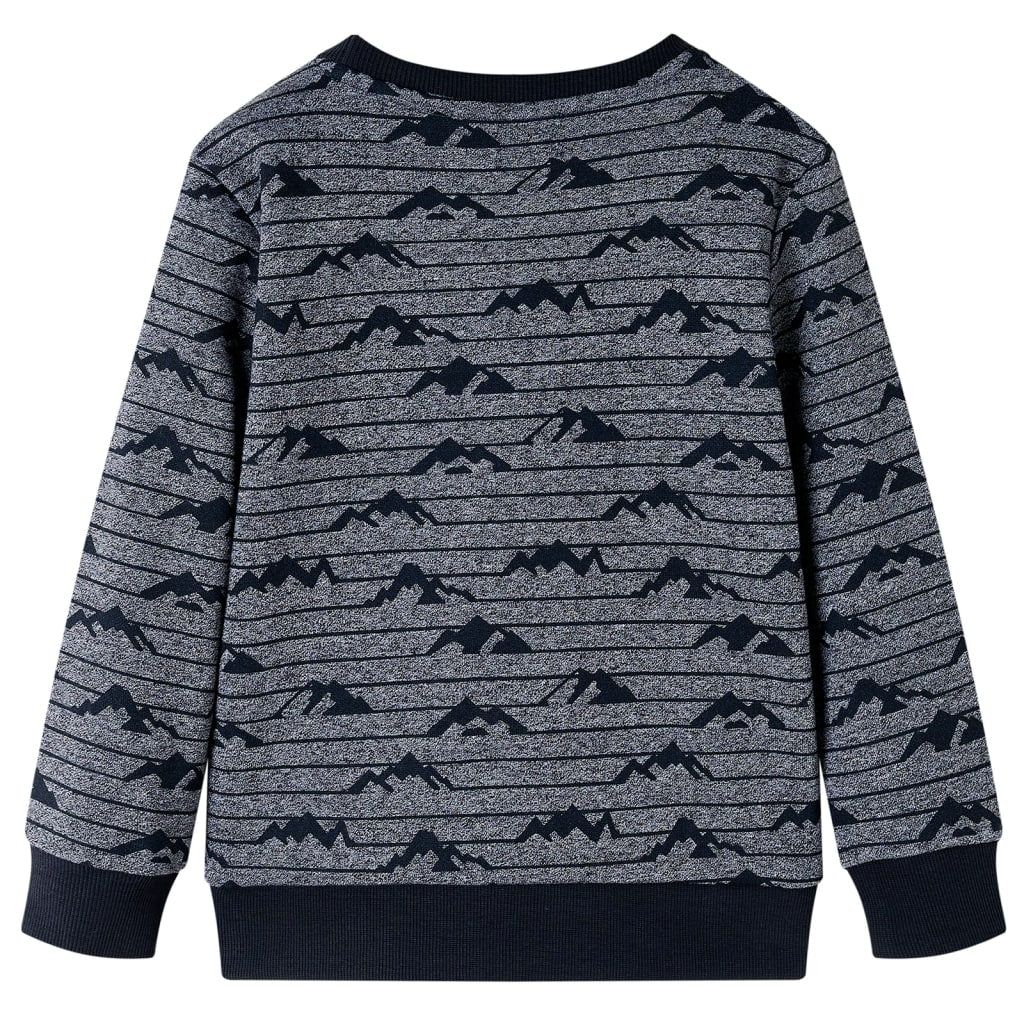 Children's sweatshirt navy blue melange 116