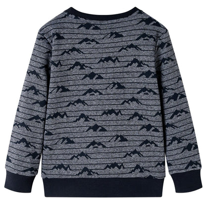 Children's sweatshirt navy blue melange 116
