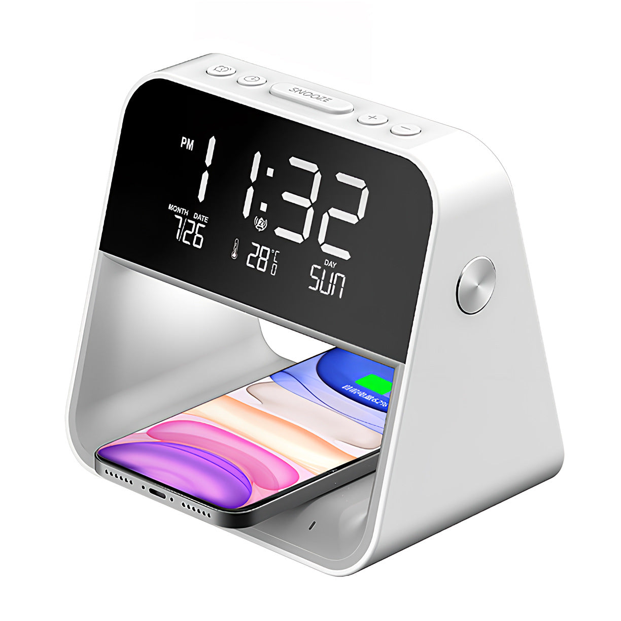 Nightstand Guardian: Bedside Illumination & Wireless Power Hub