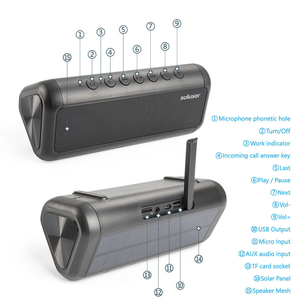 The Outdoor Titan: Waterproof Dual Speaker Subwoofer
