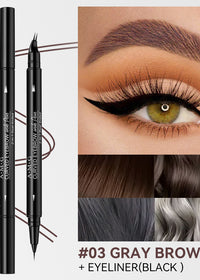 Gray brown With Black
