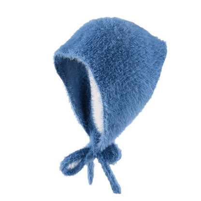 Women's Autumn And Winter Warm Plush Knitted Hat