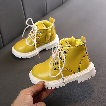 The Artisan Short: Premium Leather Short Boots for Boys
