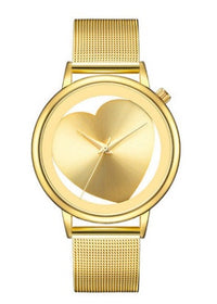 Mesh belt gold