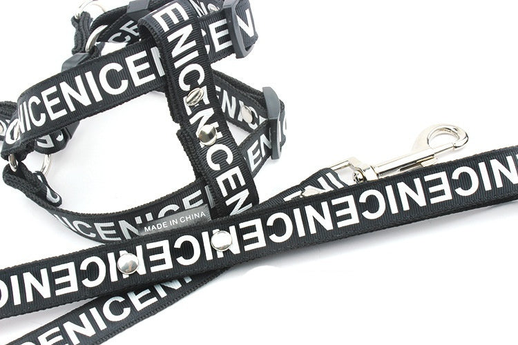 Casual PET Polyester Traction Dog Collar