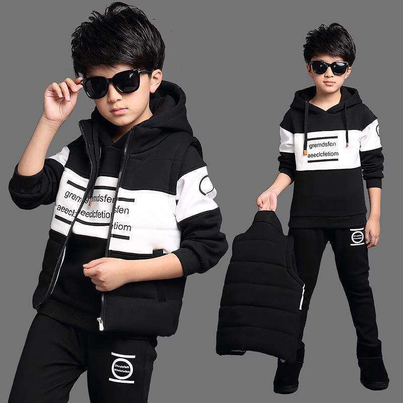 The Athletic Suite: Boys’ Triple-Piece Performance Sports Set