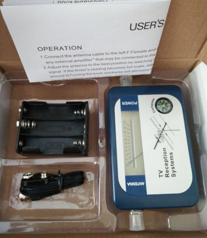 Digital signal television signal finder