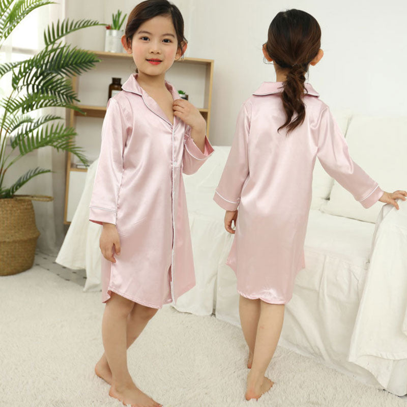 The Silk Heritage: Mother & Daughter Silk Pajama Set