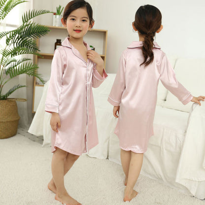 The Silk Heritage: Mother & Daughter Silk Pajama Set
