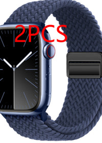 Storm Blue Black Button 2PCS