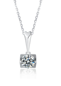 1ct Moissanite Pendant