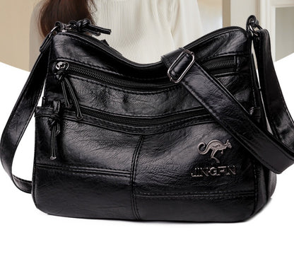 Crossbody New Shoulder Bag Soft Leather Textured