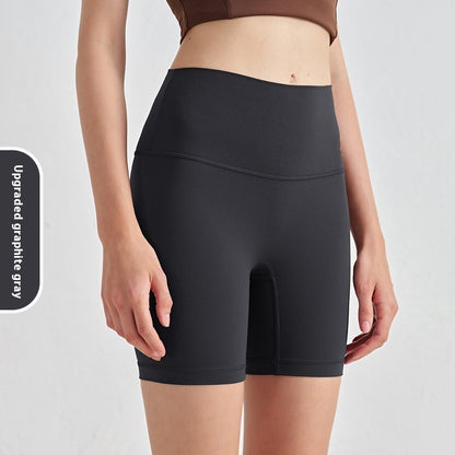 Double-sided Grinding Shorts Yoga Pants Female High Waist Track Shorts