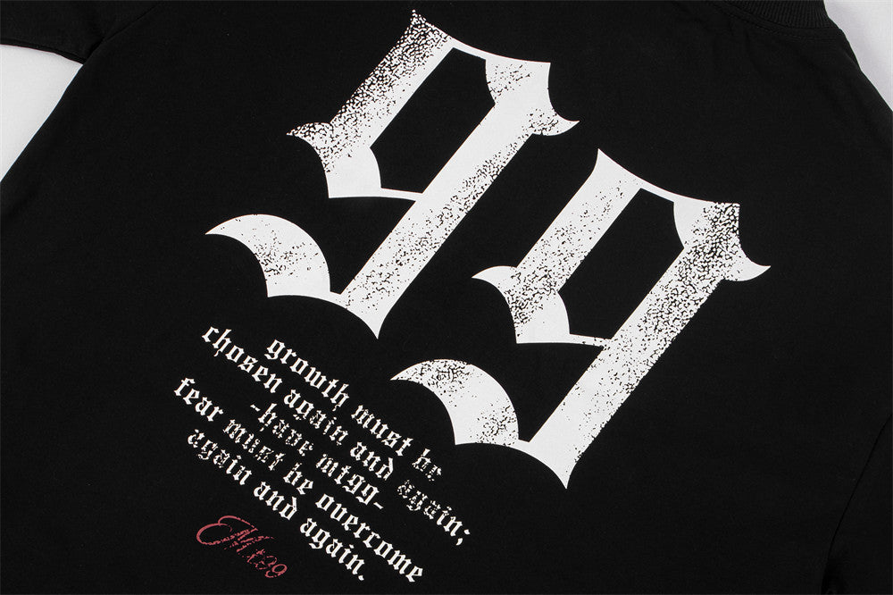 Fashion Numbers 99 Letter Printed T-shirt Men