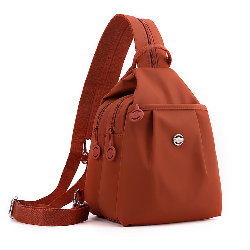 Womens Soft Leather Backpack for College Commute Daily School