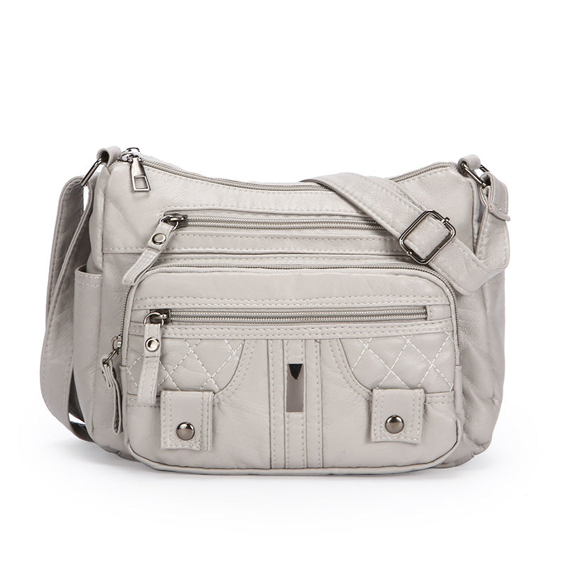 New Washed Fashion All-match Shoulder Messenger Bag