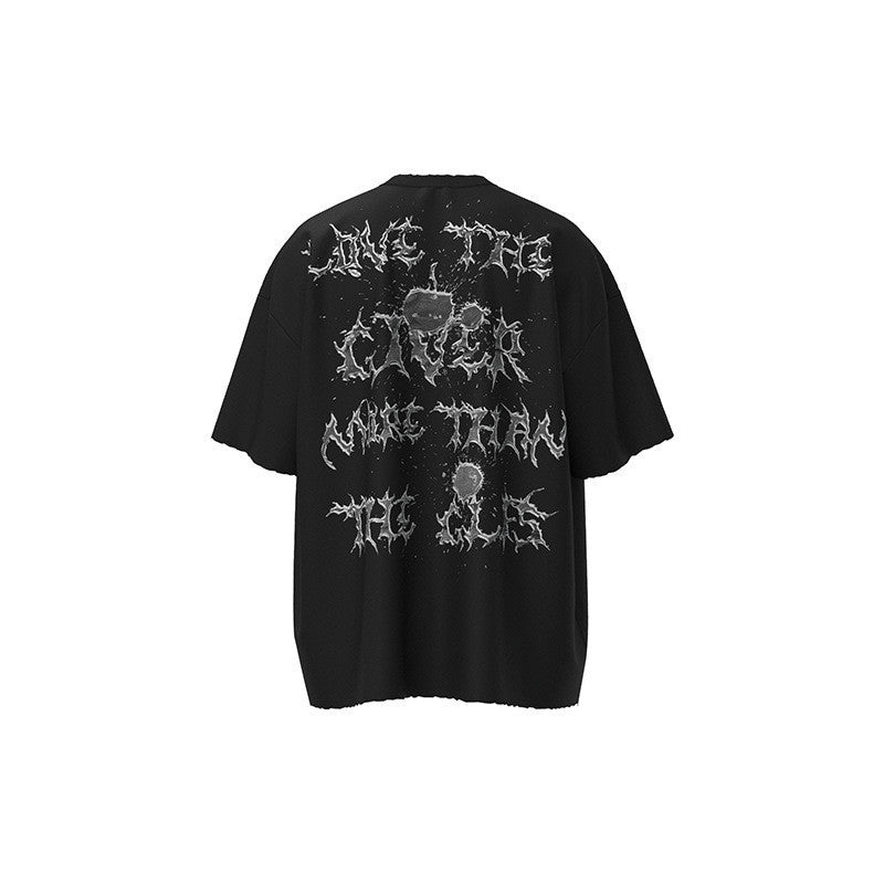 American Retro Short Sleeve T-shirt Men And Women