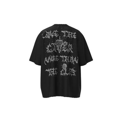 American Retro Short Sleeve T-shirt Men And Women