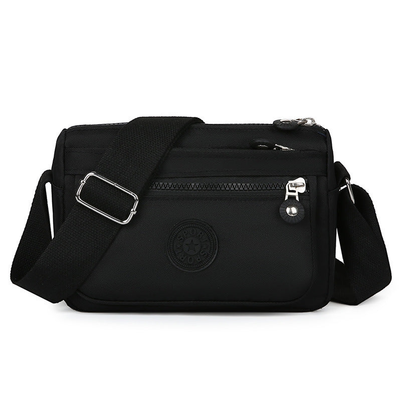 Multi-layer Casual Fashion Messenger Bag Trendy Mobile Phone Change Packet