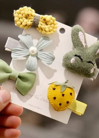 Yellow strawberry green rabbit