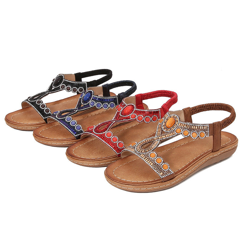 Frosted Bohemian Sandals Women's Summer