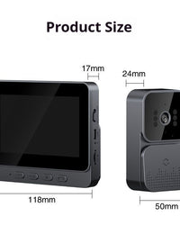 M10 Black Visual Doorbell