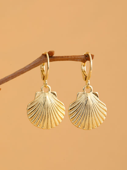 Fashionable And Minimalist Shell Hot Selling Conch Starfish Earrings For Women