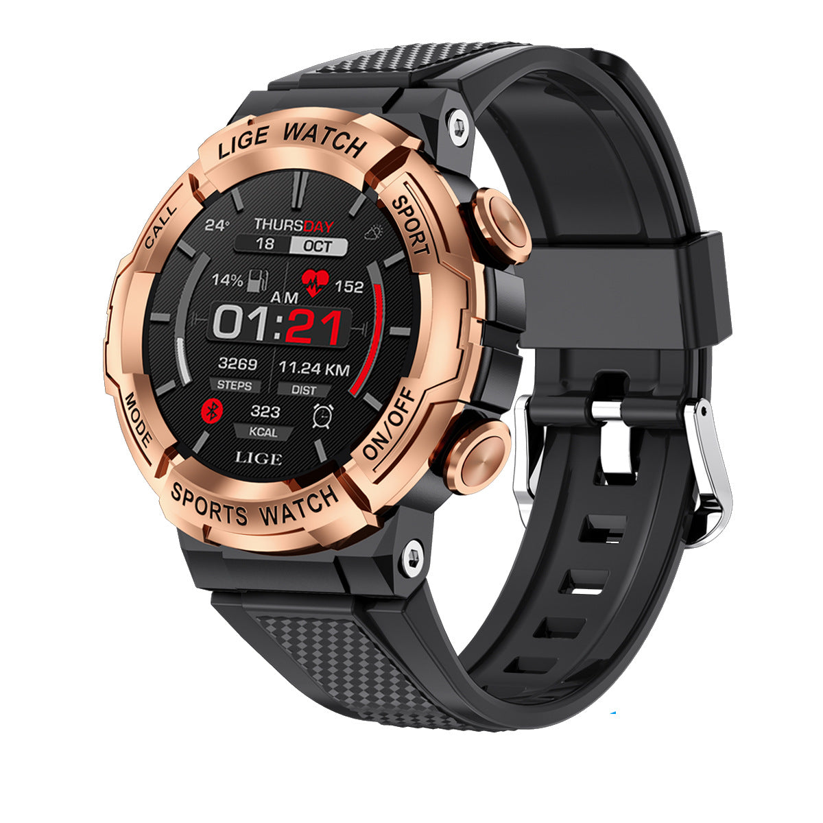 The Oxygen Link: Sleep & Bluetooth Calling Health Watch